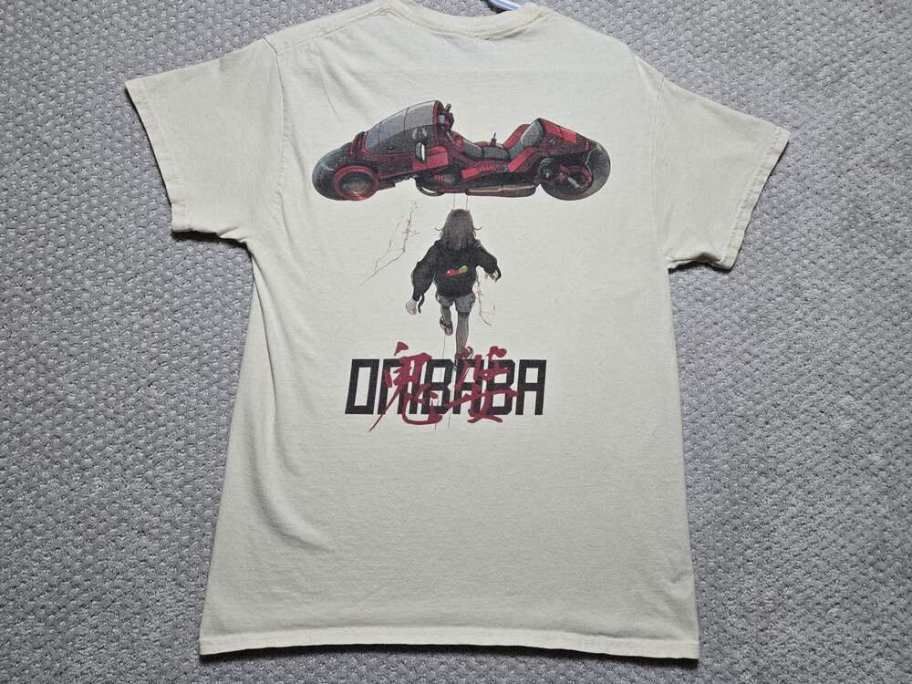 Onibaba Graphic T-Shirt Featuring Akira-Inspired Motorcycle Artwork